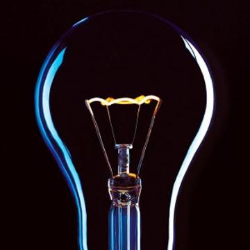 A single lightbulb